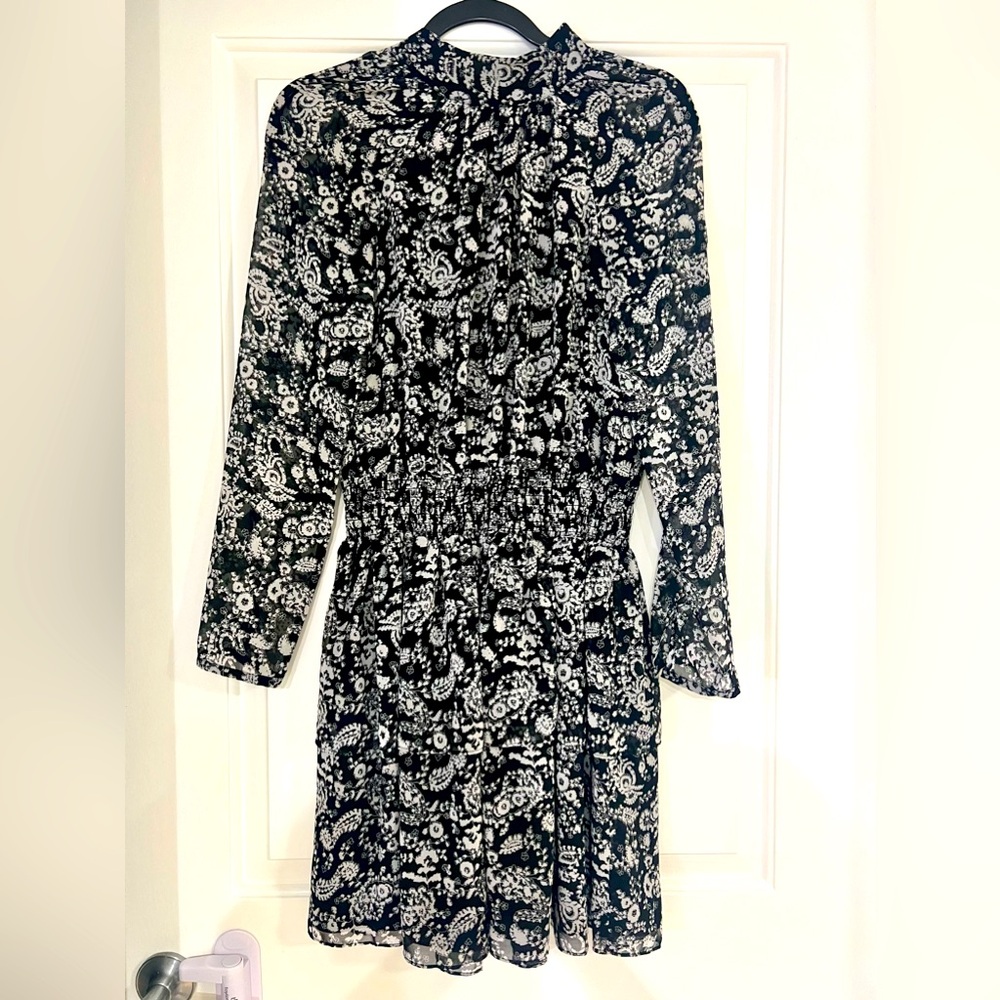 Rebecca Minkoff Black Floral Zayee Dress, Size Small